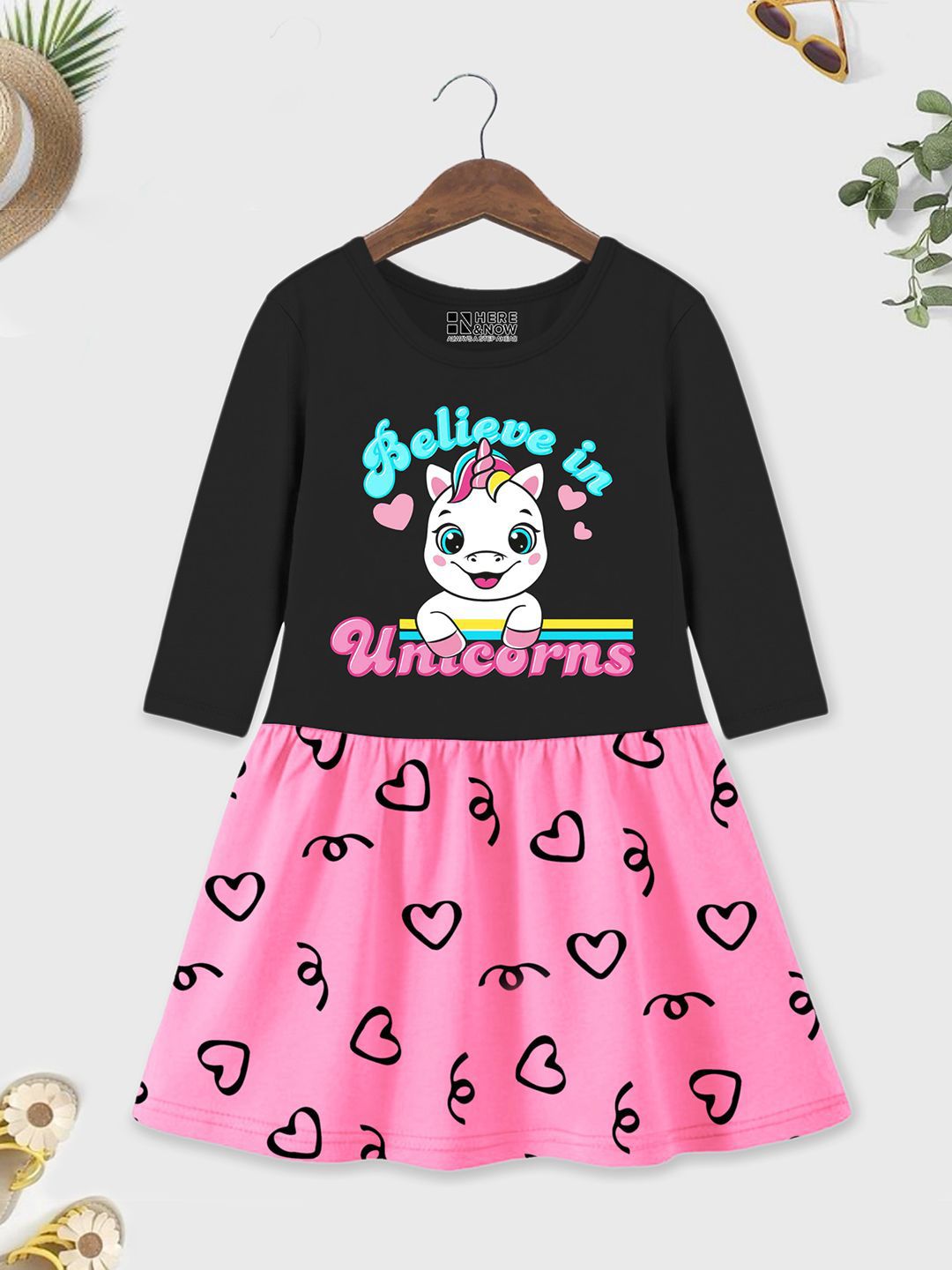 HERE&NOW Print A-Line Dress-picture-36