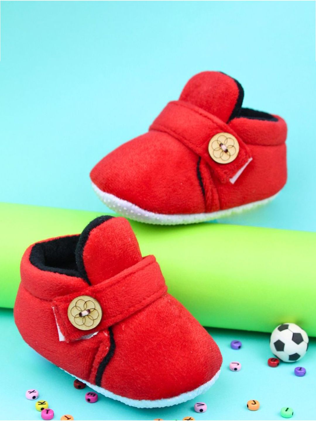 NESKA MODA Unisex Kids Cotton Booties-picture-54