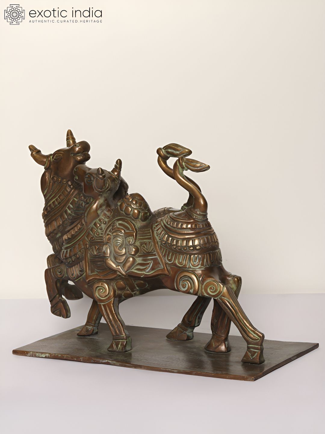 Exotic India Brown Figurine Showpiece-picture-32