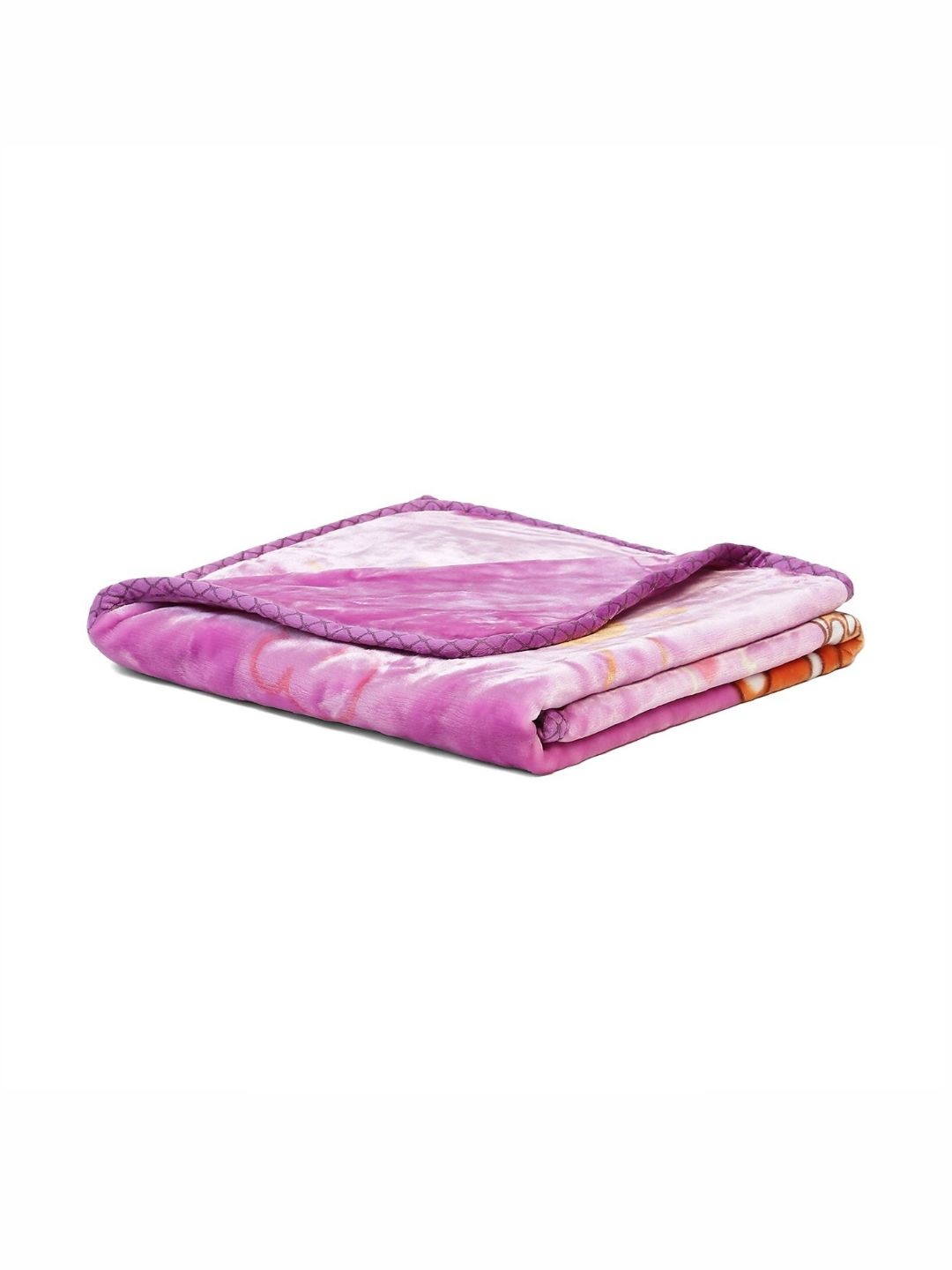 Monte Carlo Purple & Beige Cartoon Characters Mild Winter 550 GSM Single Bed Blanket-image-36