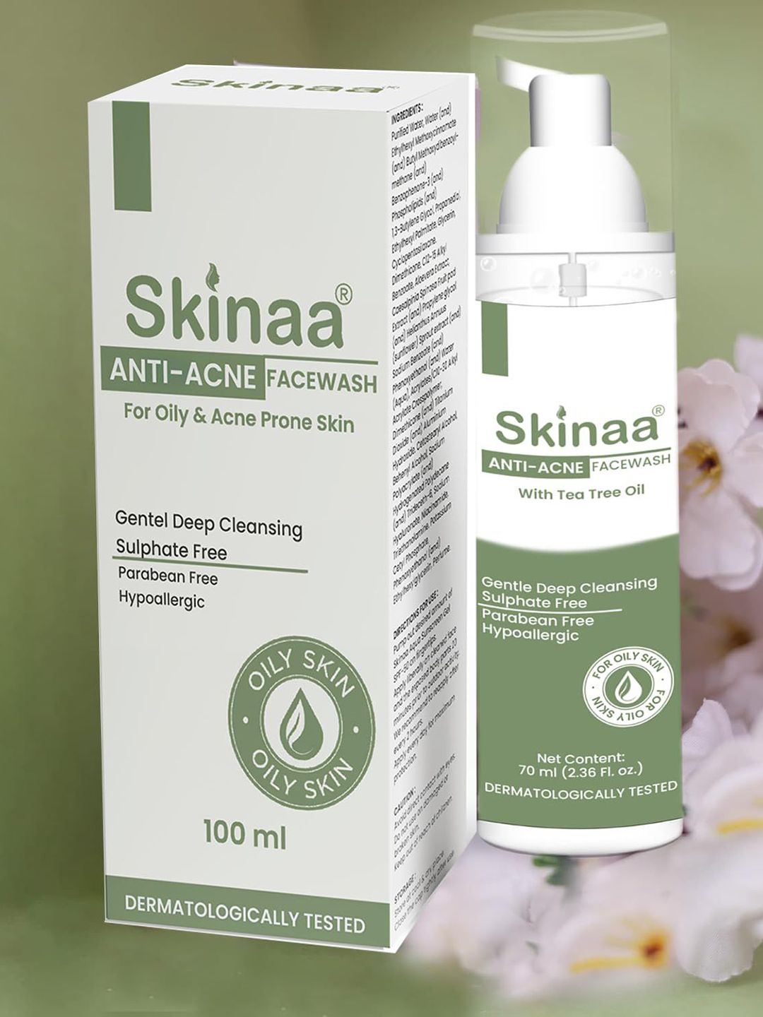 SKINAA Anti Acne Face Wash With Tea Tre Oil -70Ml-image-28