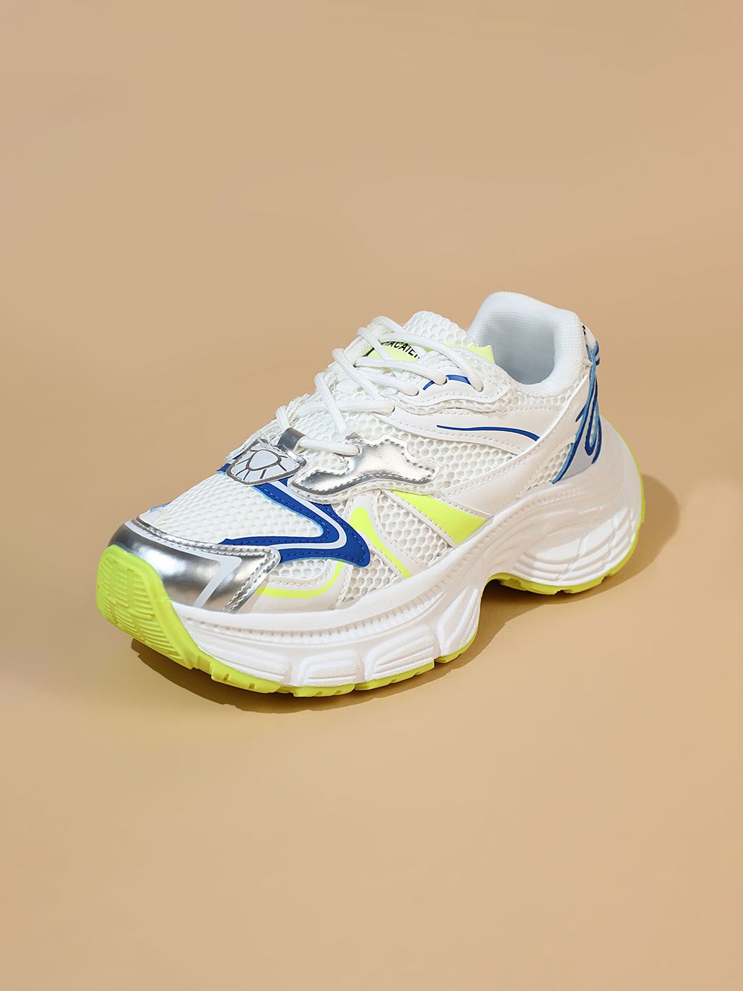 LULU & SKY Women Colourblocked PU Sneakers-picture-35