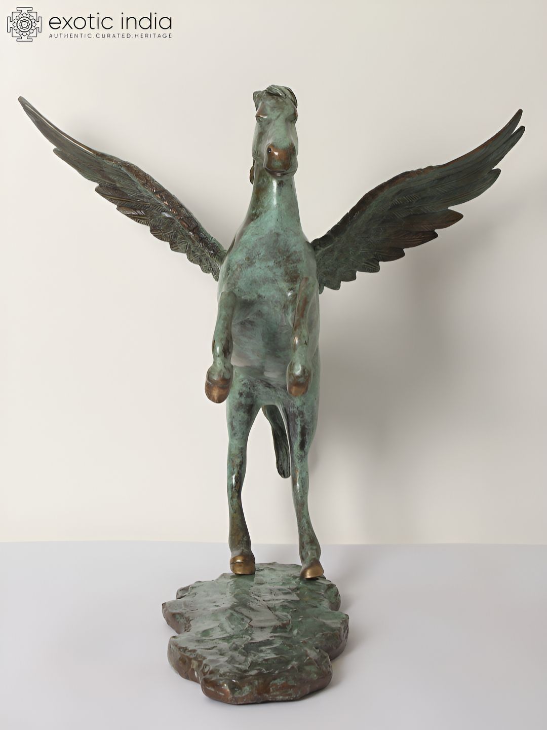 Exotic India Green Figurine Showpiece-image-41