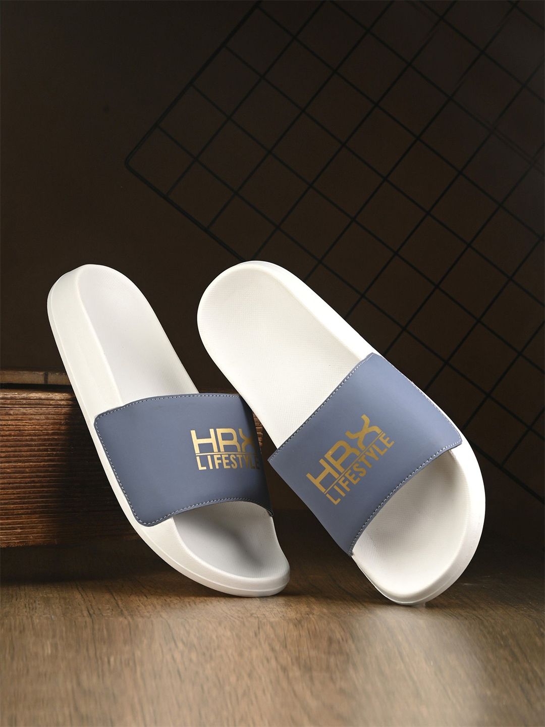 HRX by Hrithik Roshan Men Printed Sliders-picture-16