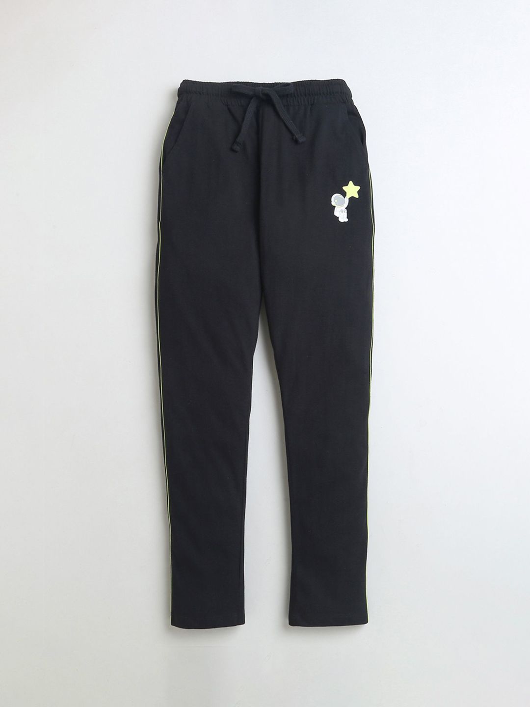 BUMZEE Boys Printed Cotton Mid Rise Track Pants-picture-26