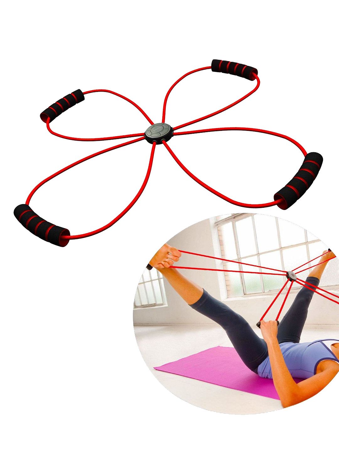 STRAUSS X- Shape Yoga Chest Expander-picture-5