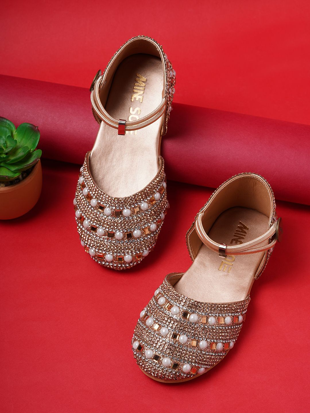 Minesole Girls PU Flatforms-picture-35