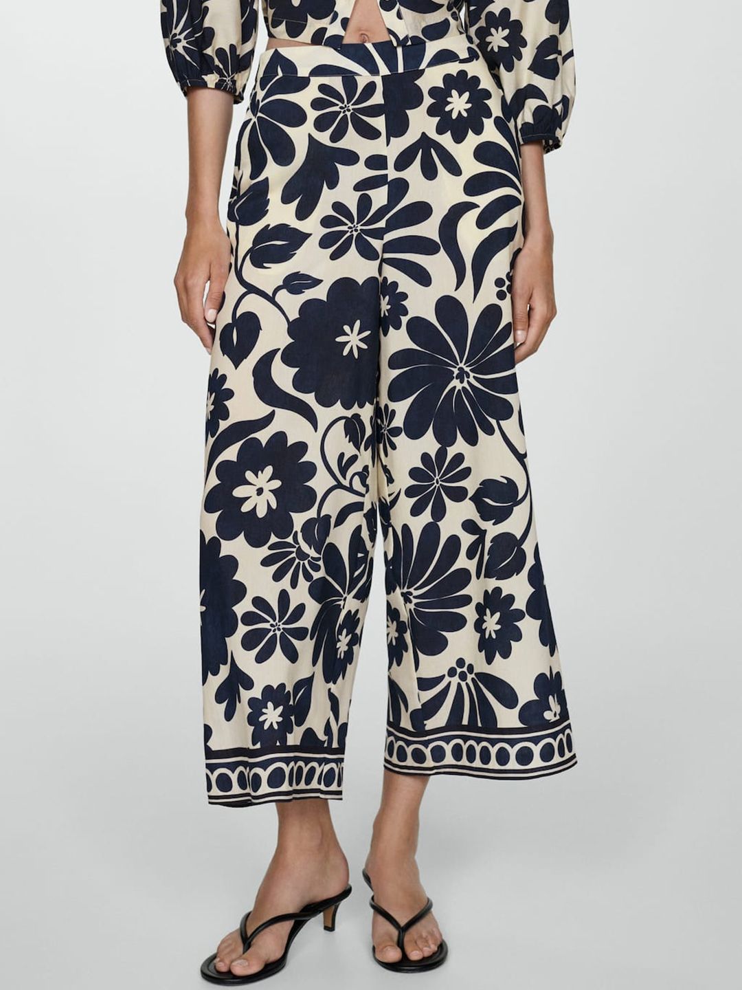 MANGO Women Floral Print Trousers-picture-16