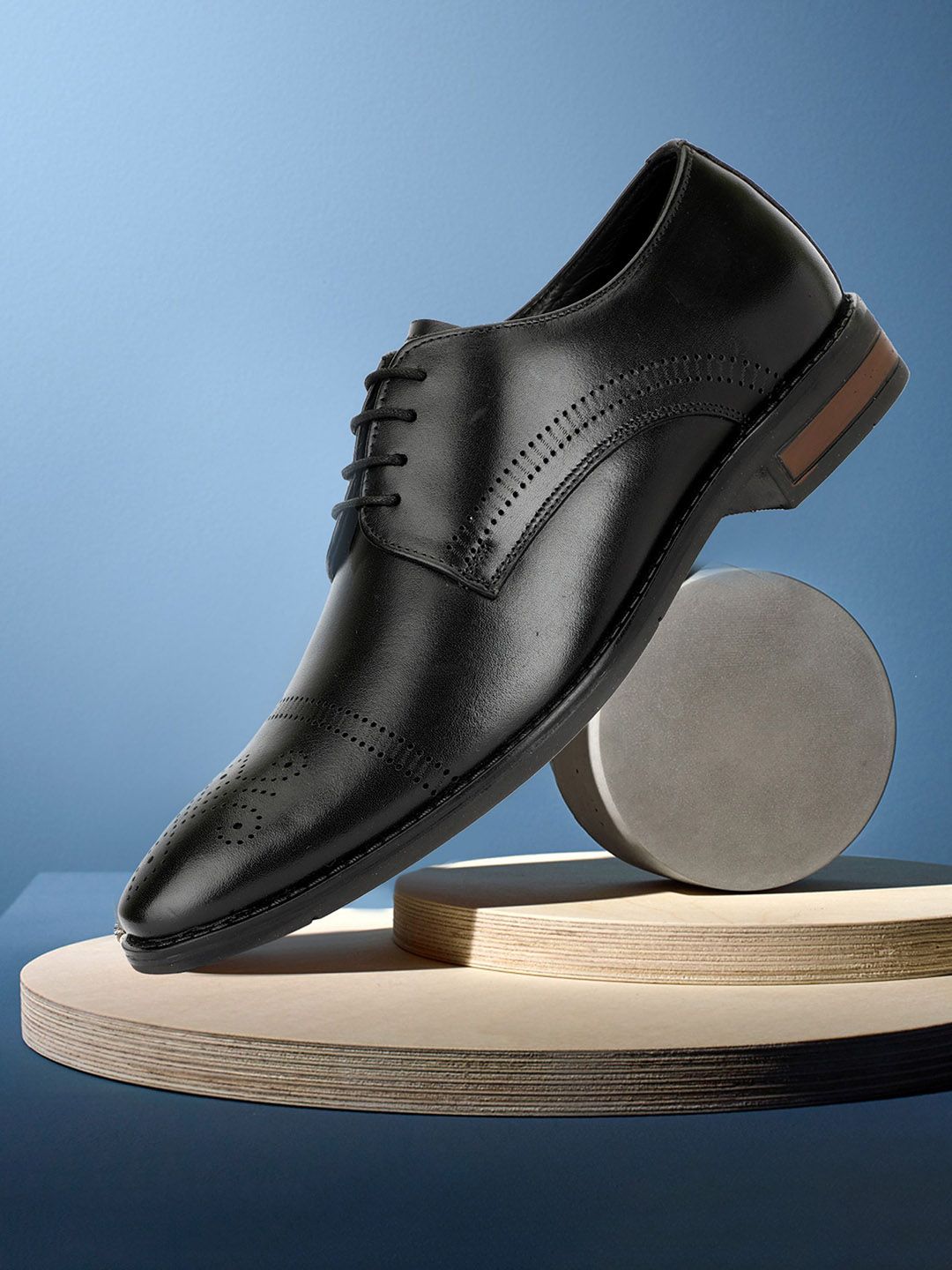 Varito Men Leather Lace-Ups Formal Brogues-picture-17