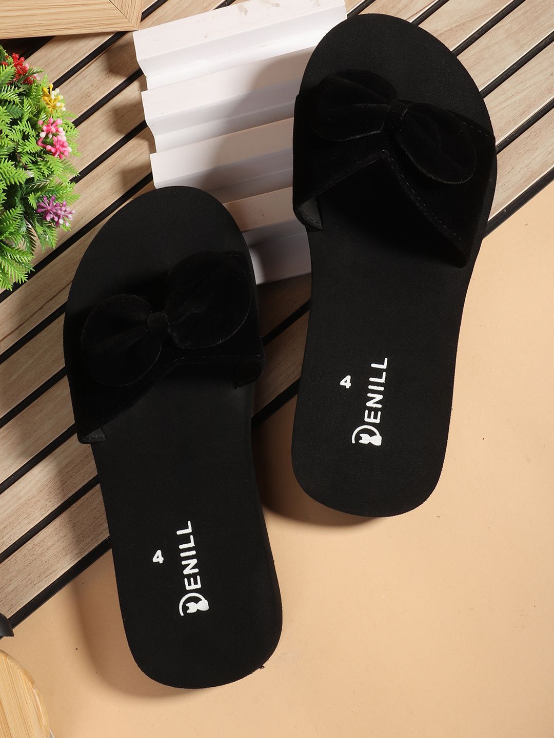 Denill Women Solid Open Toe Flats-image-24