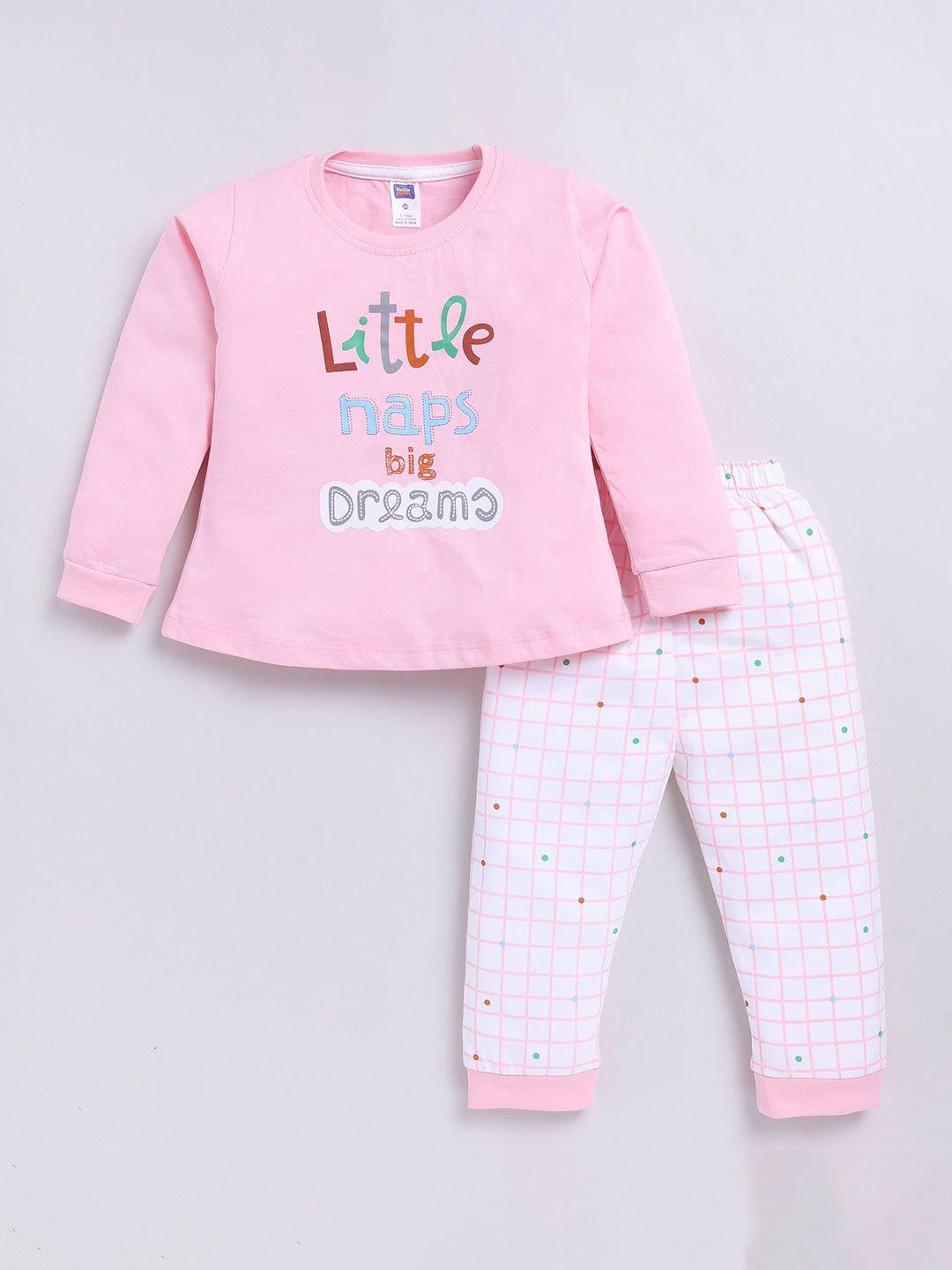 Nottie Planet Girls Printed T-shirt with Trousers-picture-54