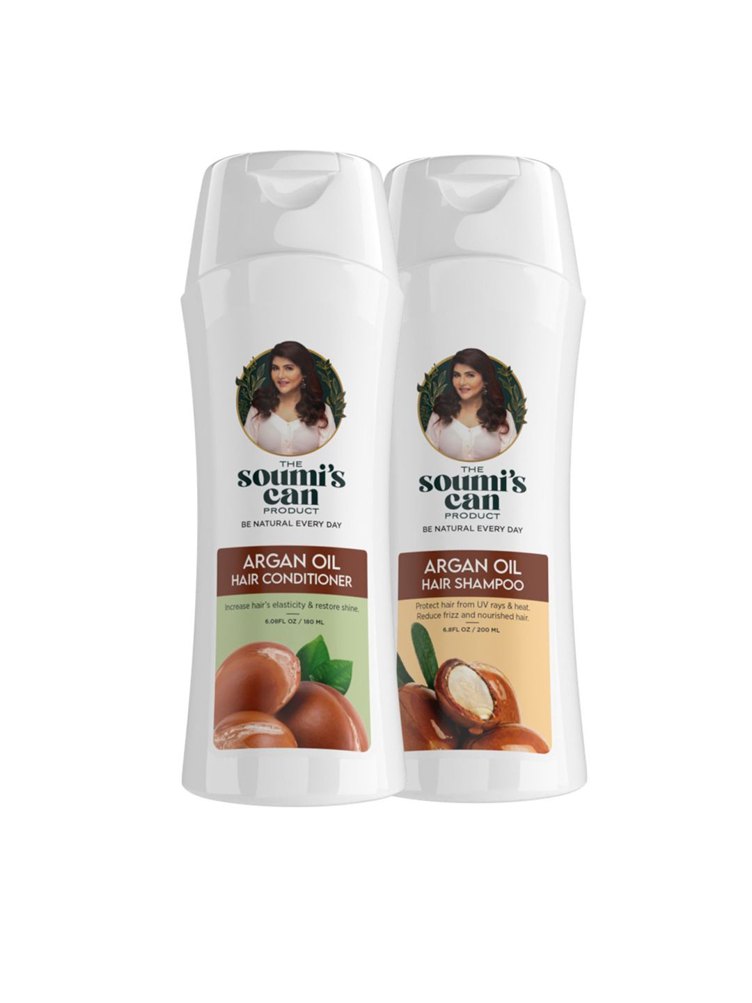 THE SOUMI'S CAN PRODUCT Argan Oil Hair Shampoo & Argan Oil Hair Conditioner-200ml+180ml-image-1