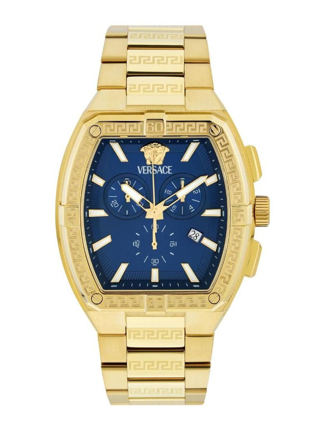 Versace Men Brass Dial & Stainless Steel Straps Analogue Watch VESP00724-picture-16
