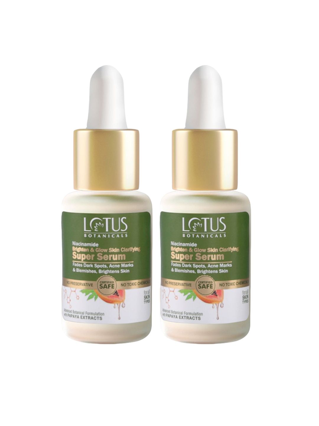Lotus Botanicals Set Of 2 Niacinamide Brighten Super Serum-14ml Each-image-13