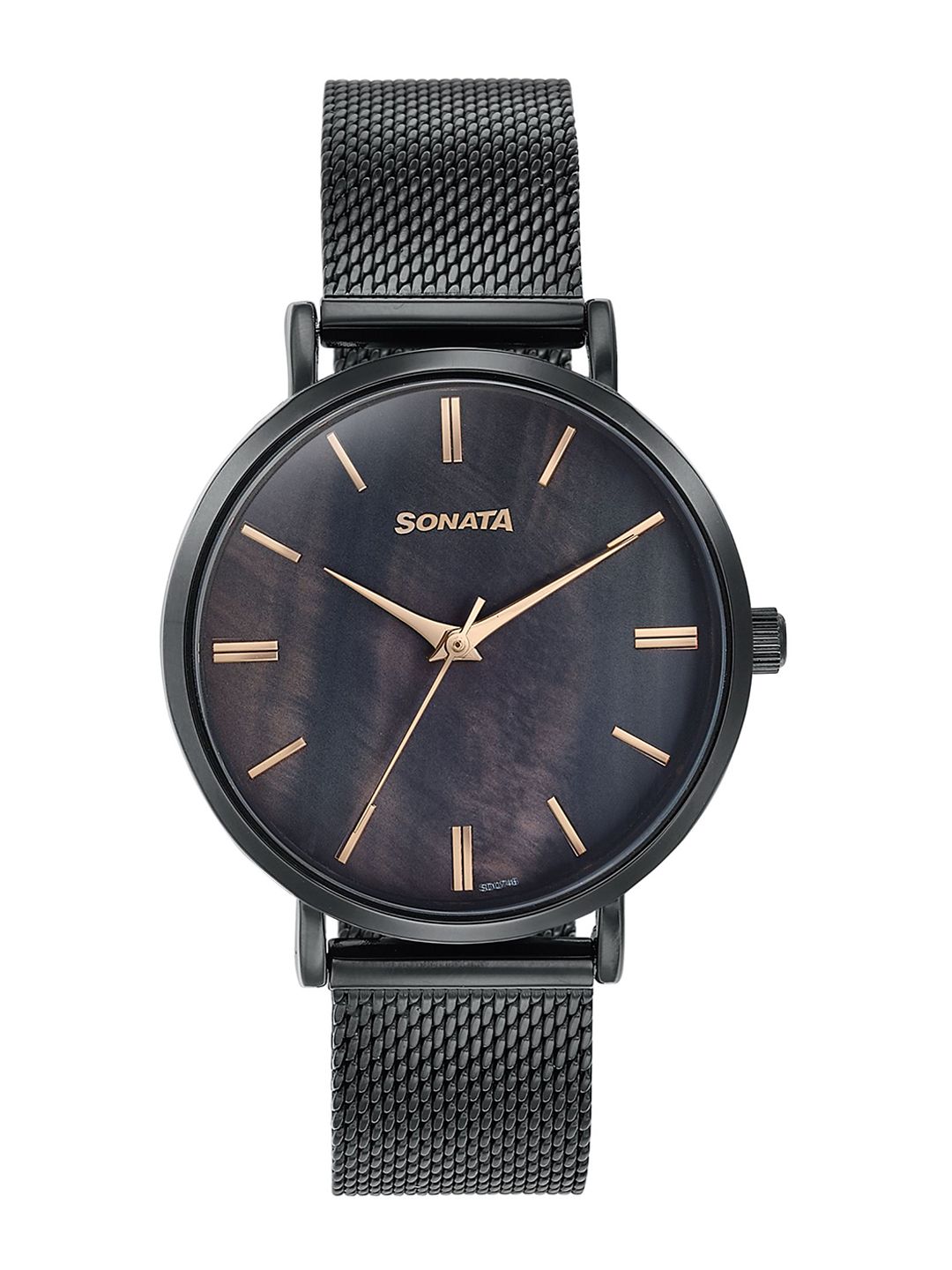 Sonata Women Mother of Pearl Dial & Stainless Steel Bracelet Style Straps Analogue Watch 87067NM01-picture-31