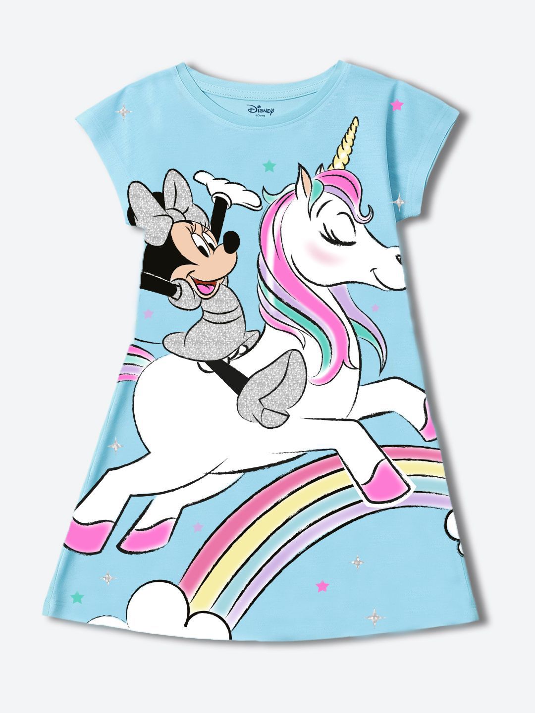 YK Disney Girls Printed A-Line Dress-picture-19