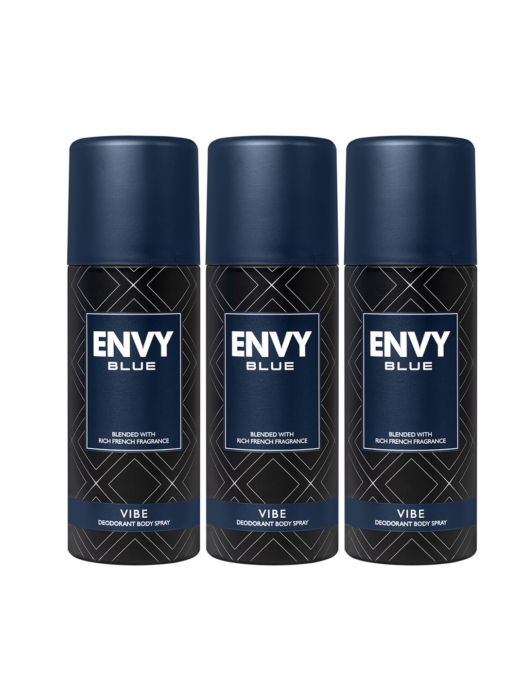 Envy Men Set of 3 Blue Vibe Deodorant Body Spray - 105g (165ml) each-image-17