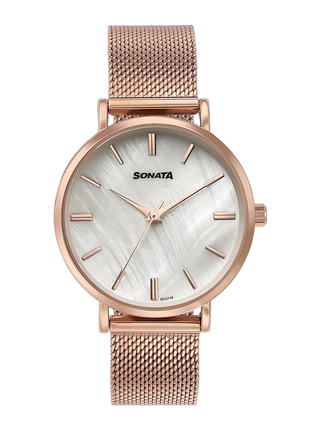 Sonata Women Dial & Stainless Steel Bracelet Style Straps Analogue Watch 87067WM01-picture-23