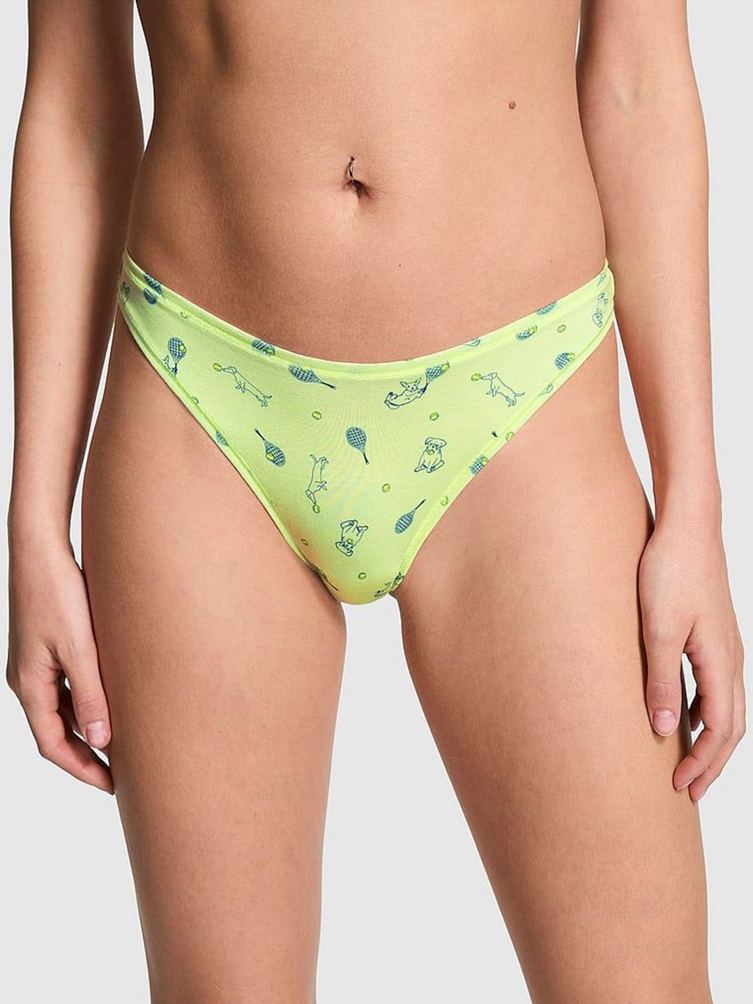 Victoria's Secret Pink Low Rise Printed  Thong Briefs 112458486CUQ-picture-13
