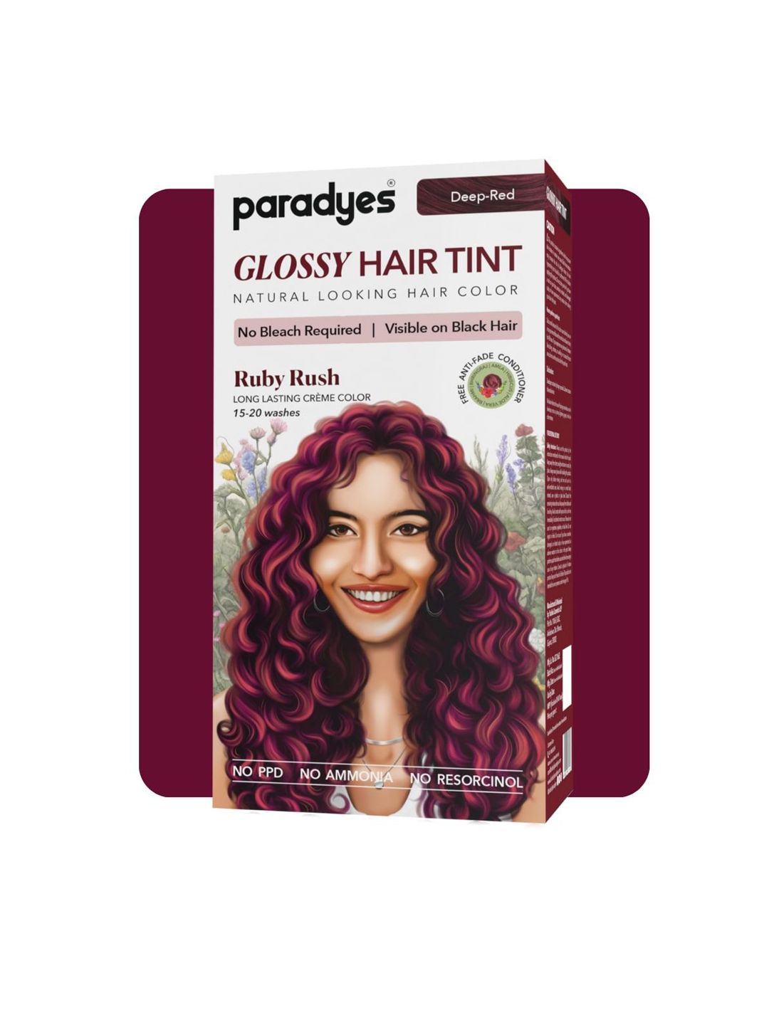 Paradyes Glossy Hair Tint- 120g-Ruby Rush-image-28
