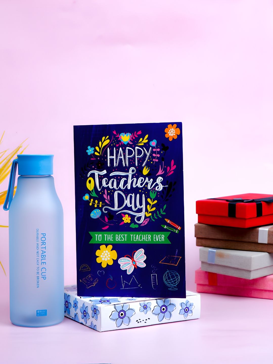 Archies 2 Pcs Blue & White Teachers Day Gift Set-image-24
