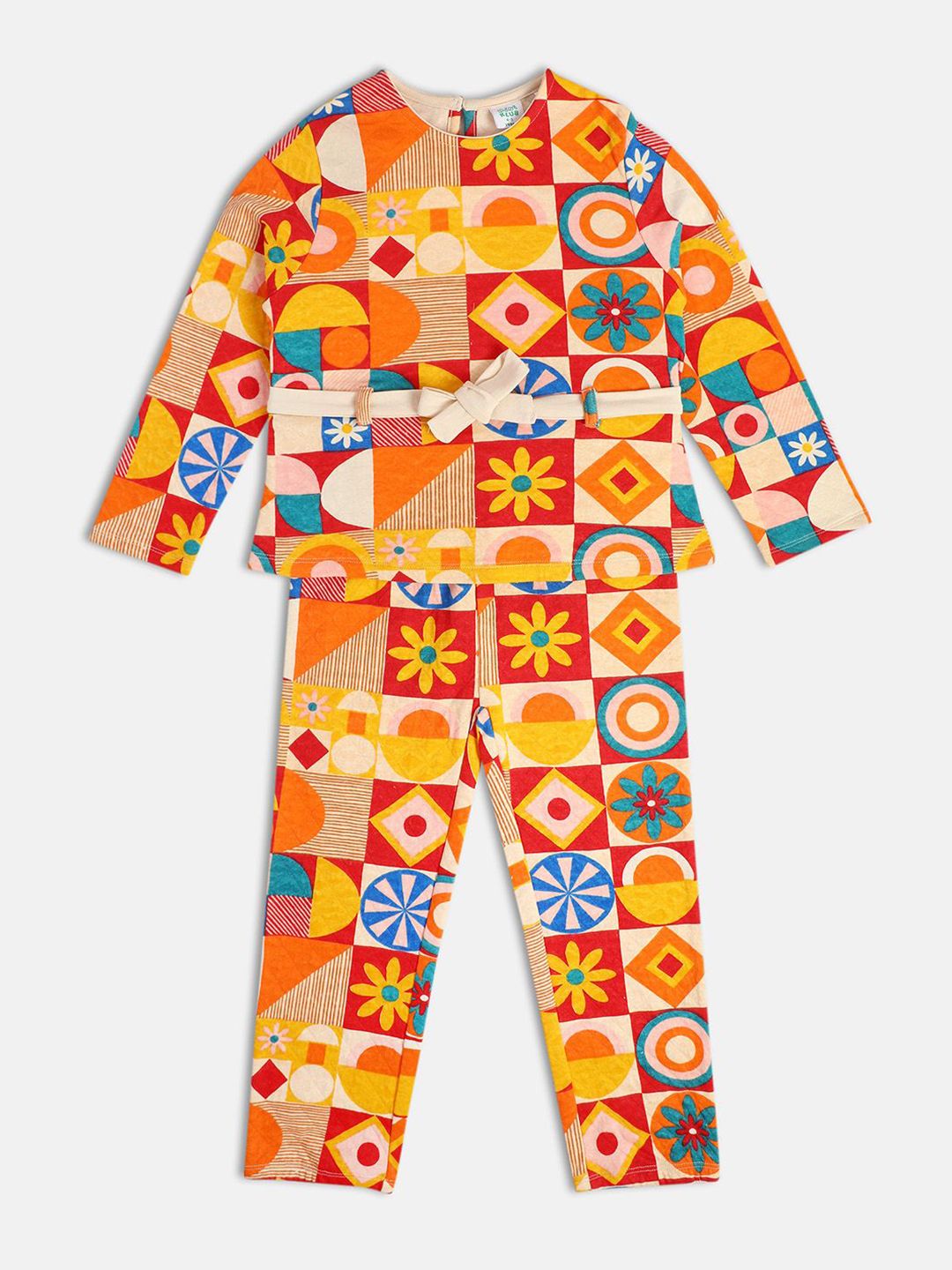 MINI KLUB Girls Printed T-shirt with Trousers-picture-36