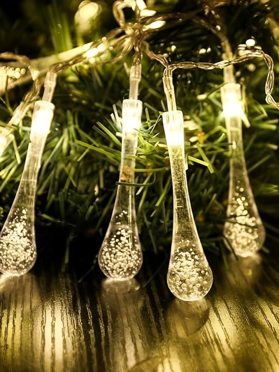 XERGY Yellow Teardrop Shape String Lights-picture-26