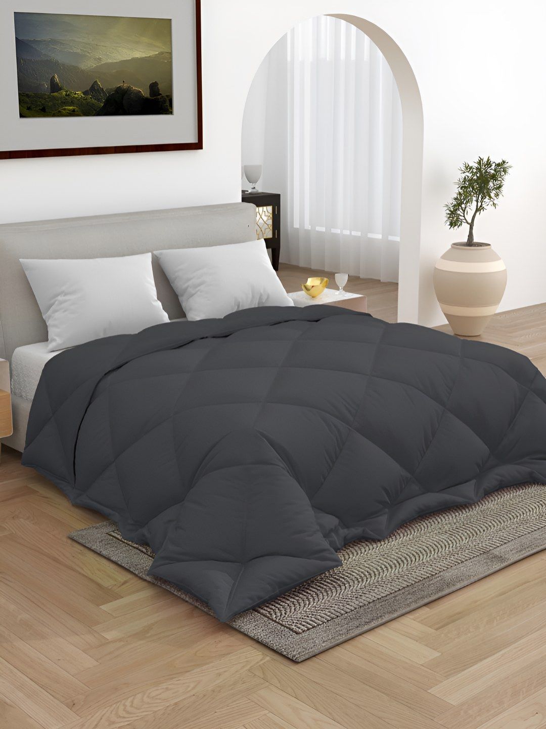 tundwal's Grey Heavy Winter Single Bed Comforter-picture-32