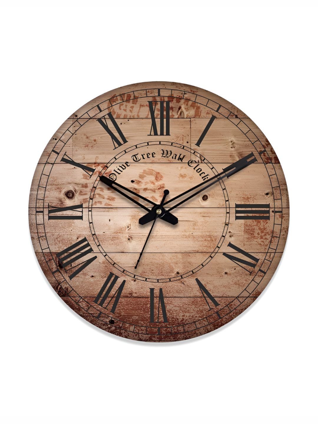 OLIVE TREE Brown & Black Contemporary Wall Clock-picture-15