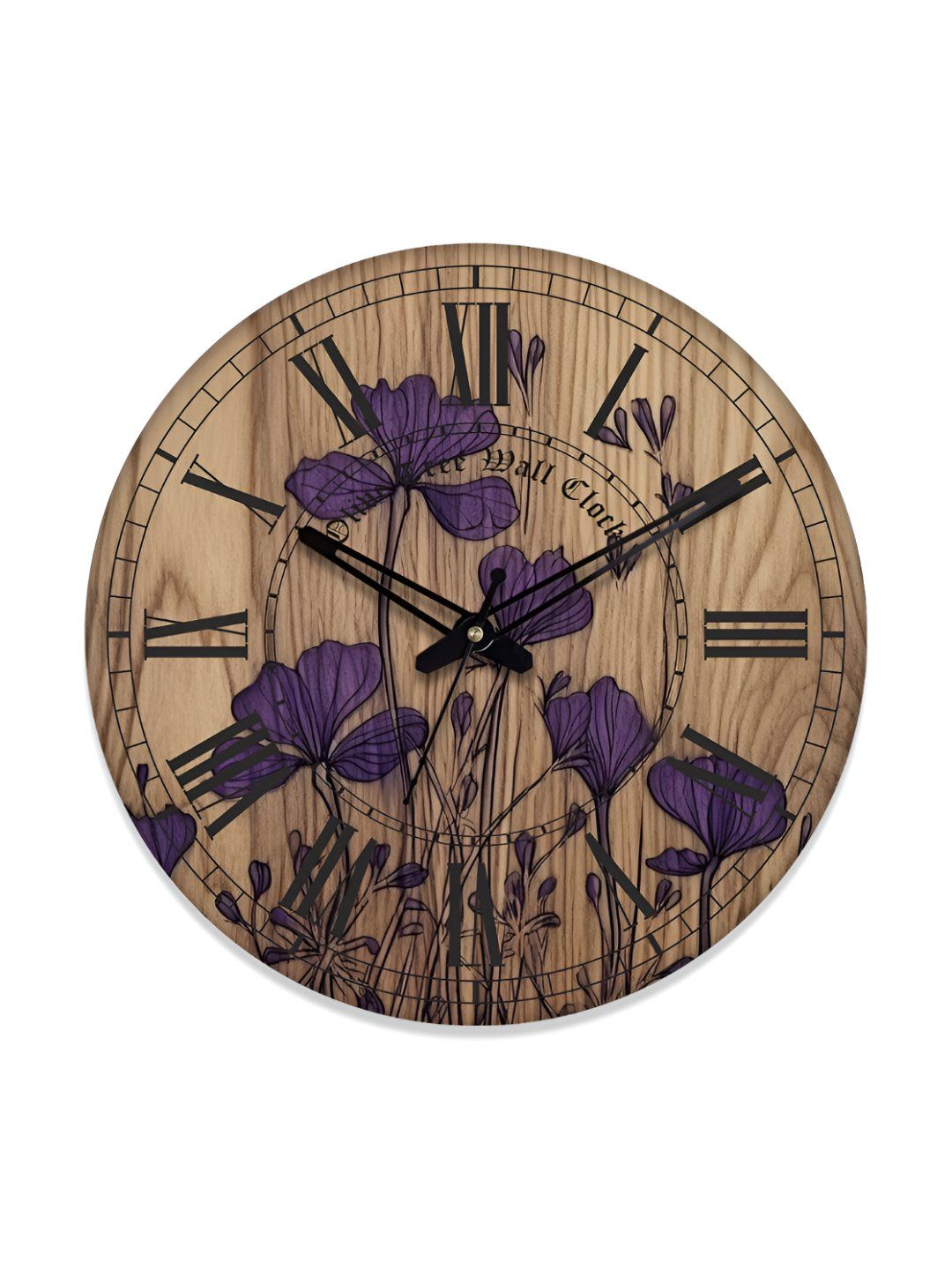 OLIVE TREE Brown & Black Contemporary Wall Clock-picture-25
