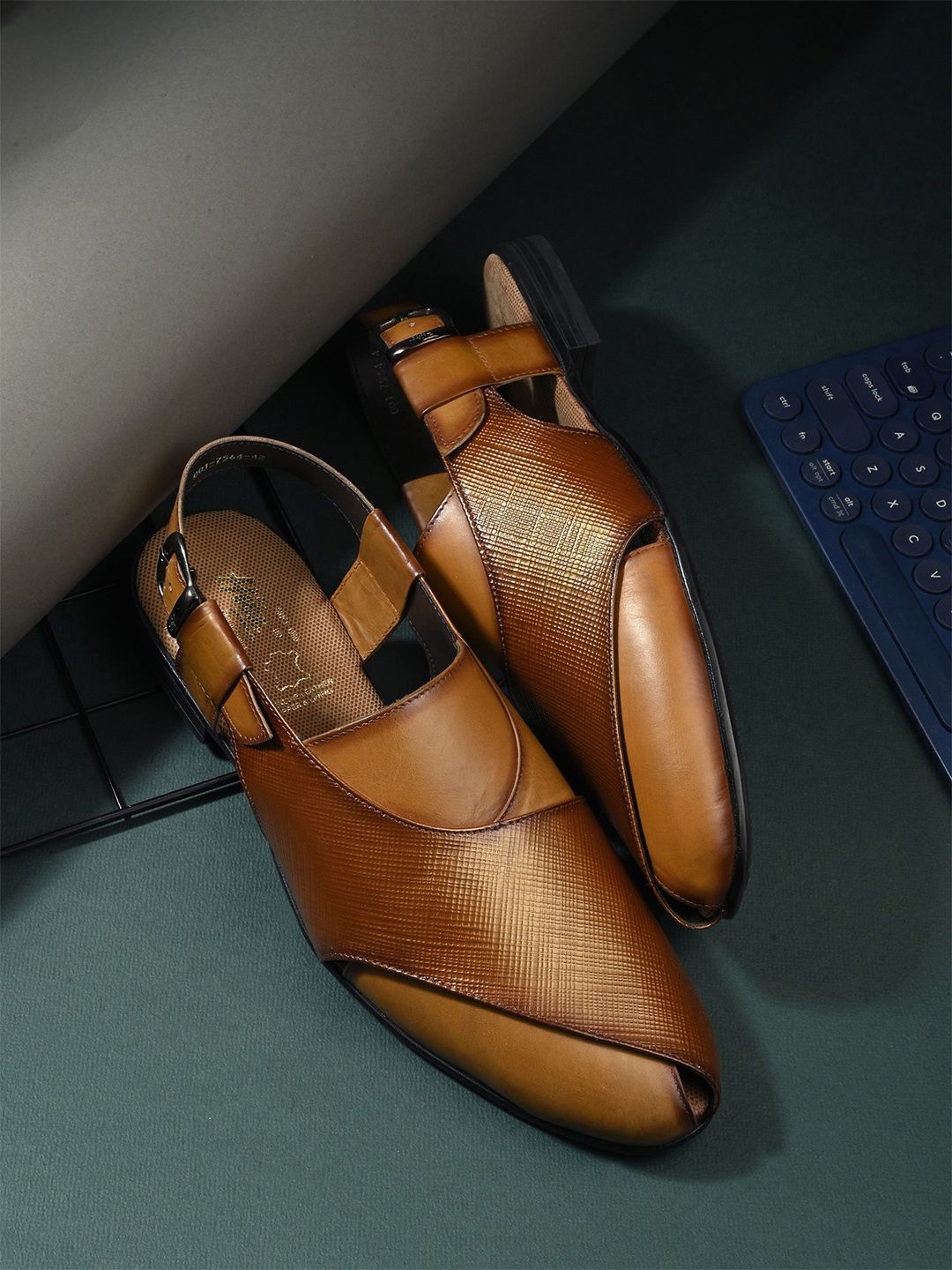 Hitz Men Leather Comfort Sandals-image-48