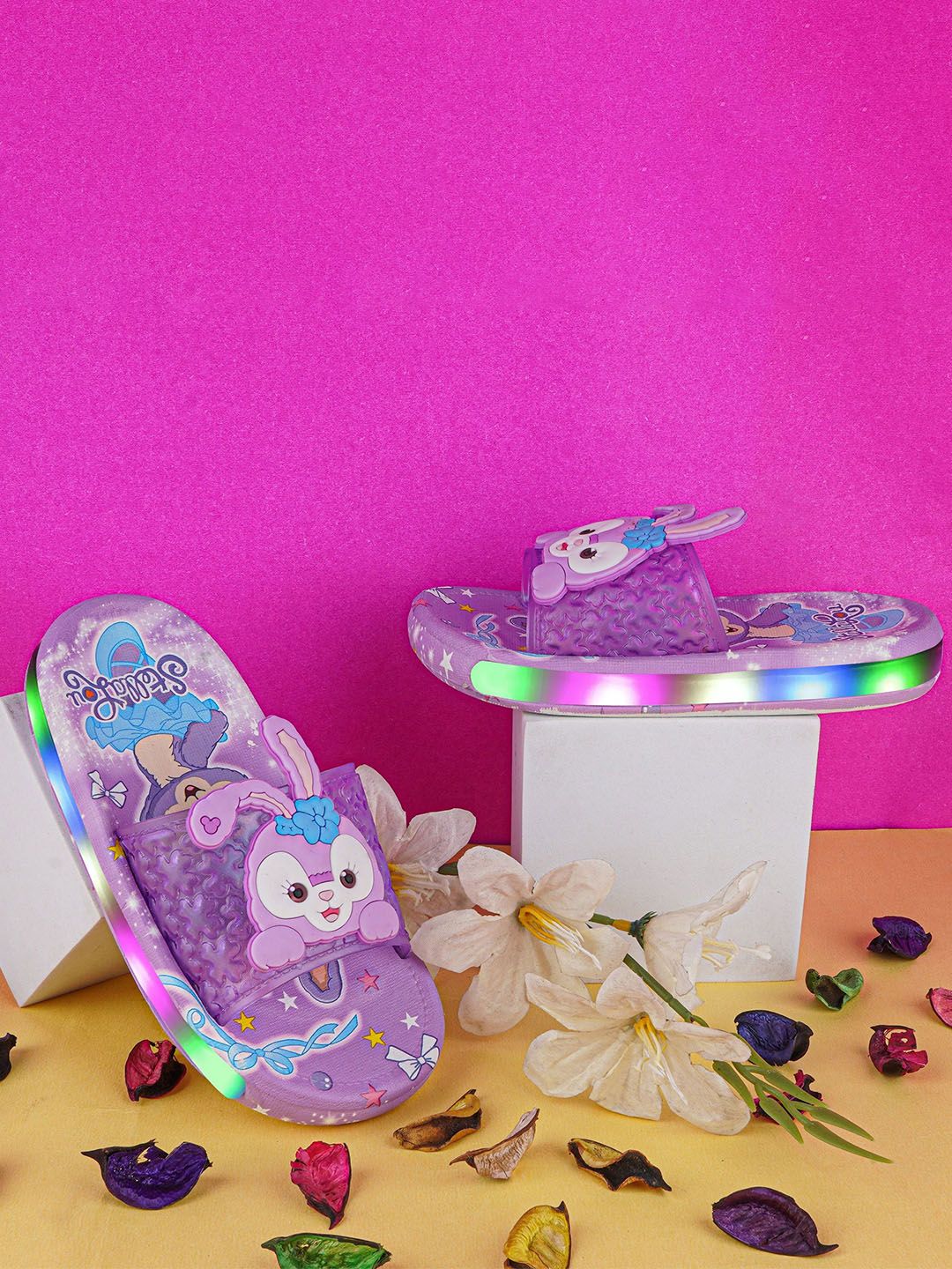 BAESD Unisex Kids Printed Rubber Sliders-picture-49