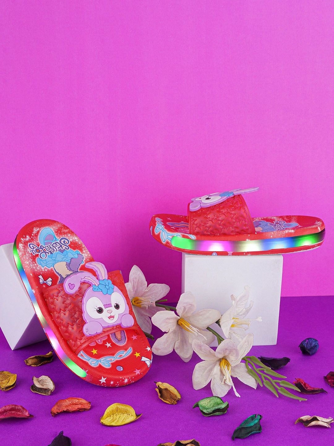 BAESD Unisex Kids Printed Rubber Sliders-picture-55