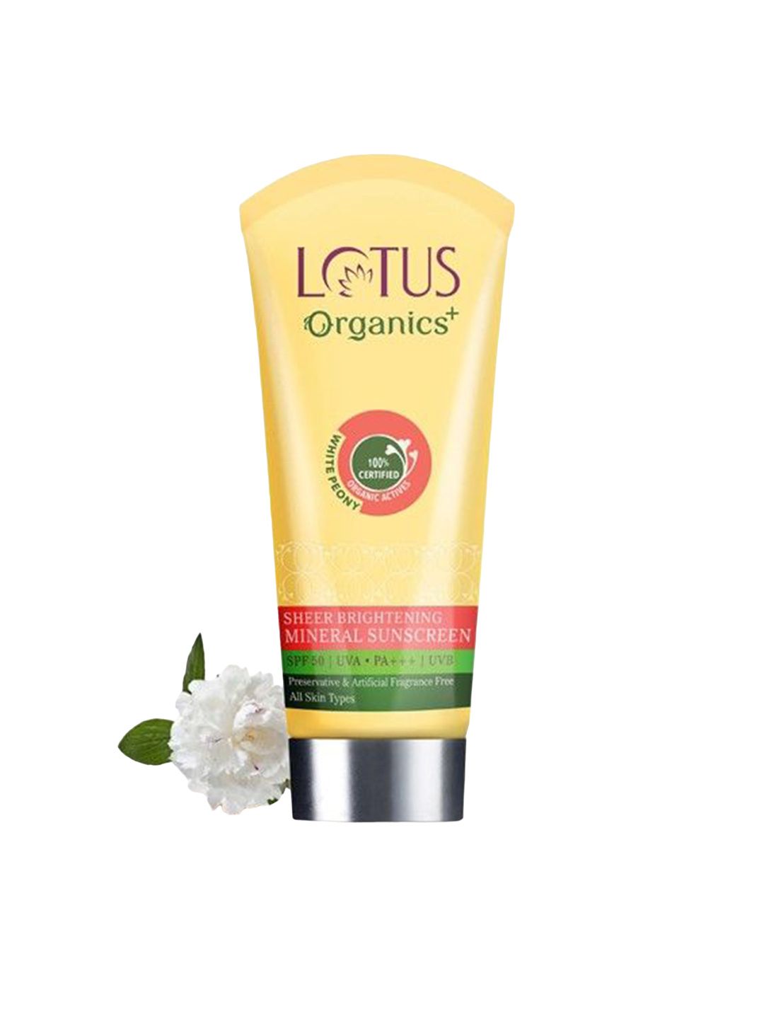 Lotus Organics+ Sheer Brightening Mineral Sunscreen SPF50 - 100g-image-21
