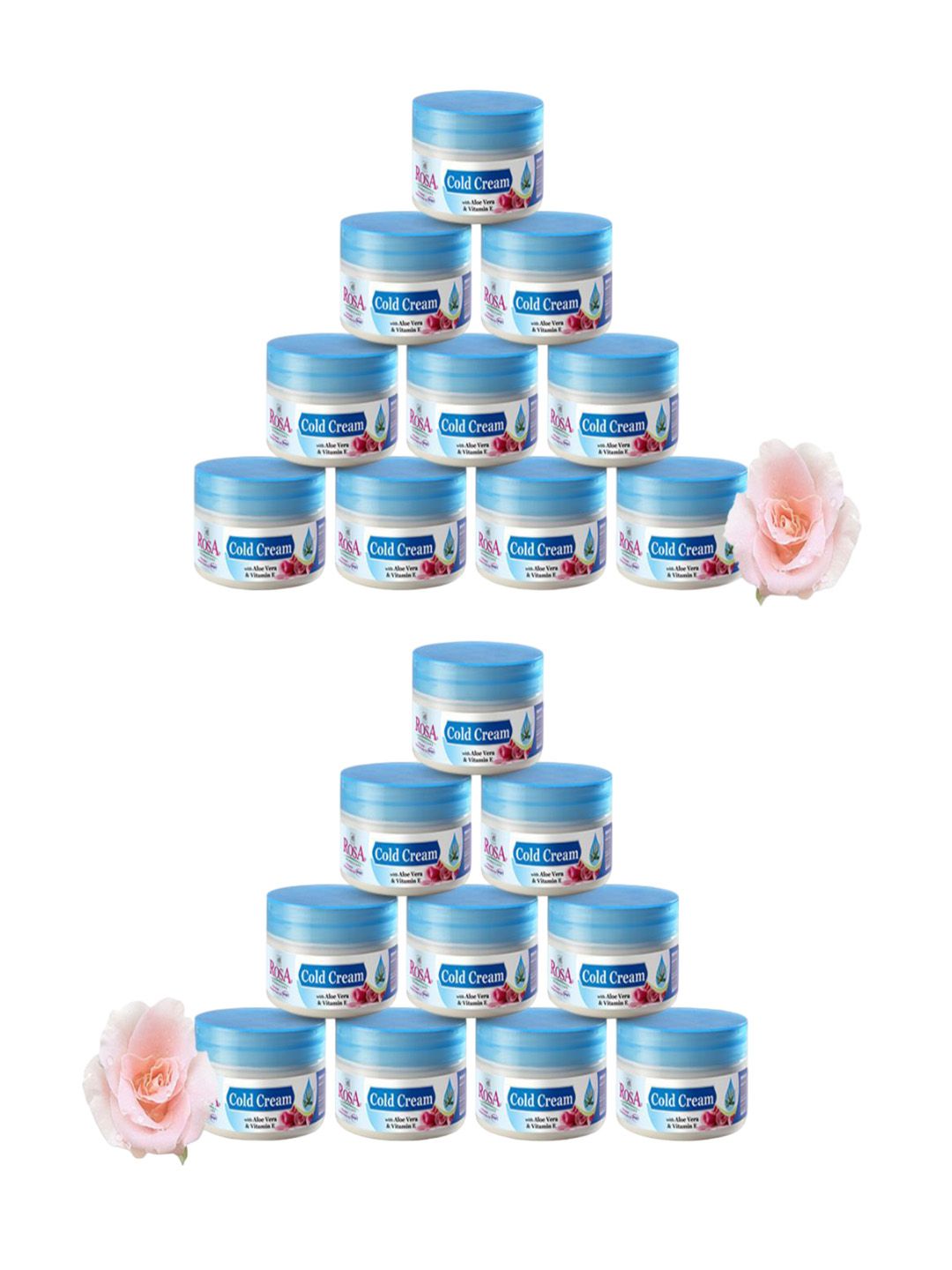 ROSA Set Of 20 Cold Cream With Aloevera & Vitamin E - 10ml Each-picture-51