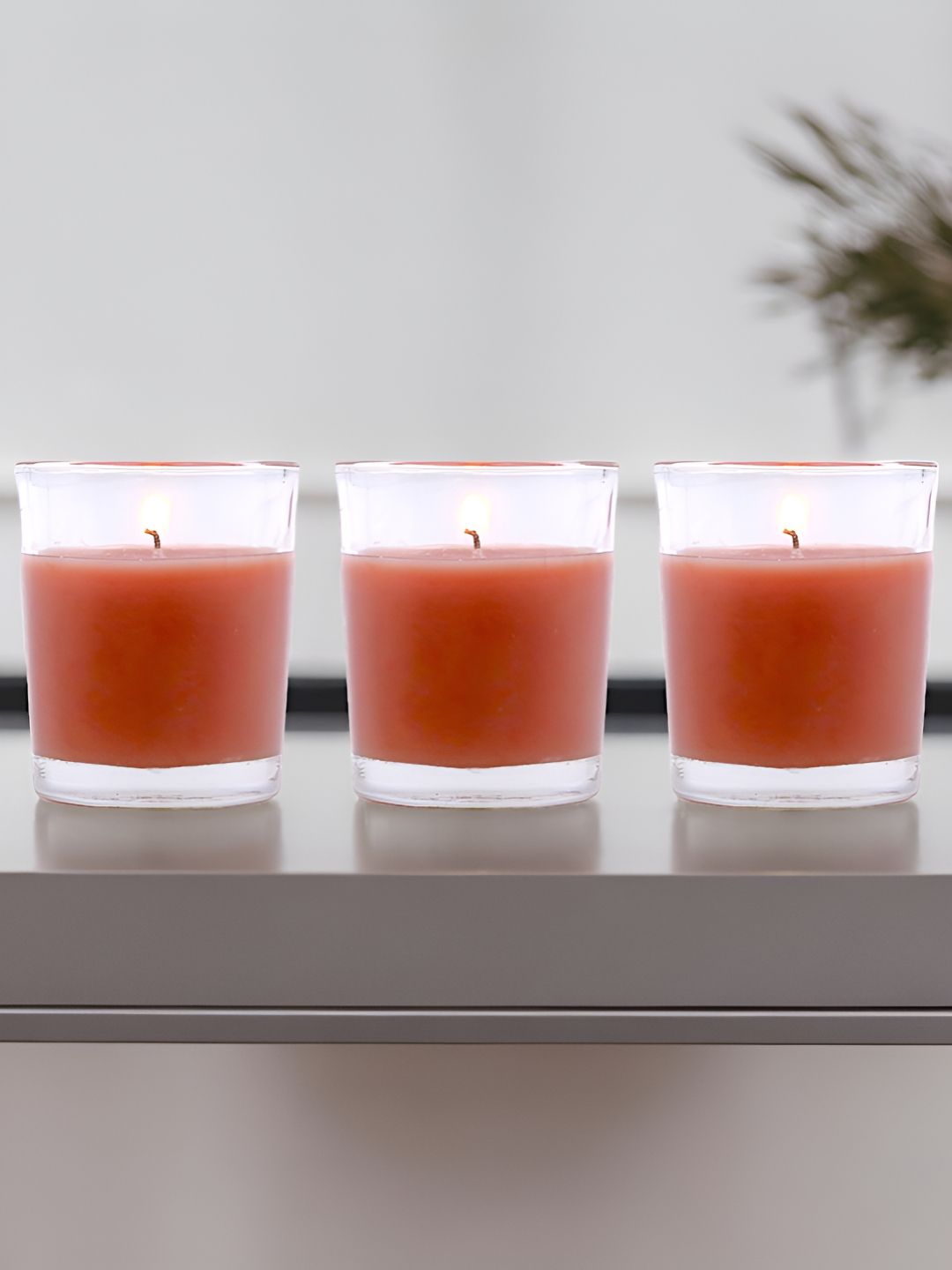 HOSLEY Brown 3 pieces Jar Candle-picture-17