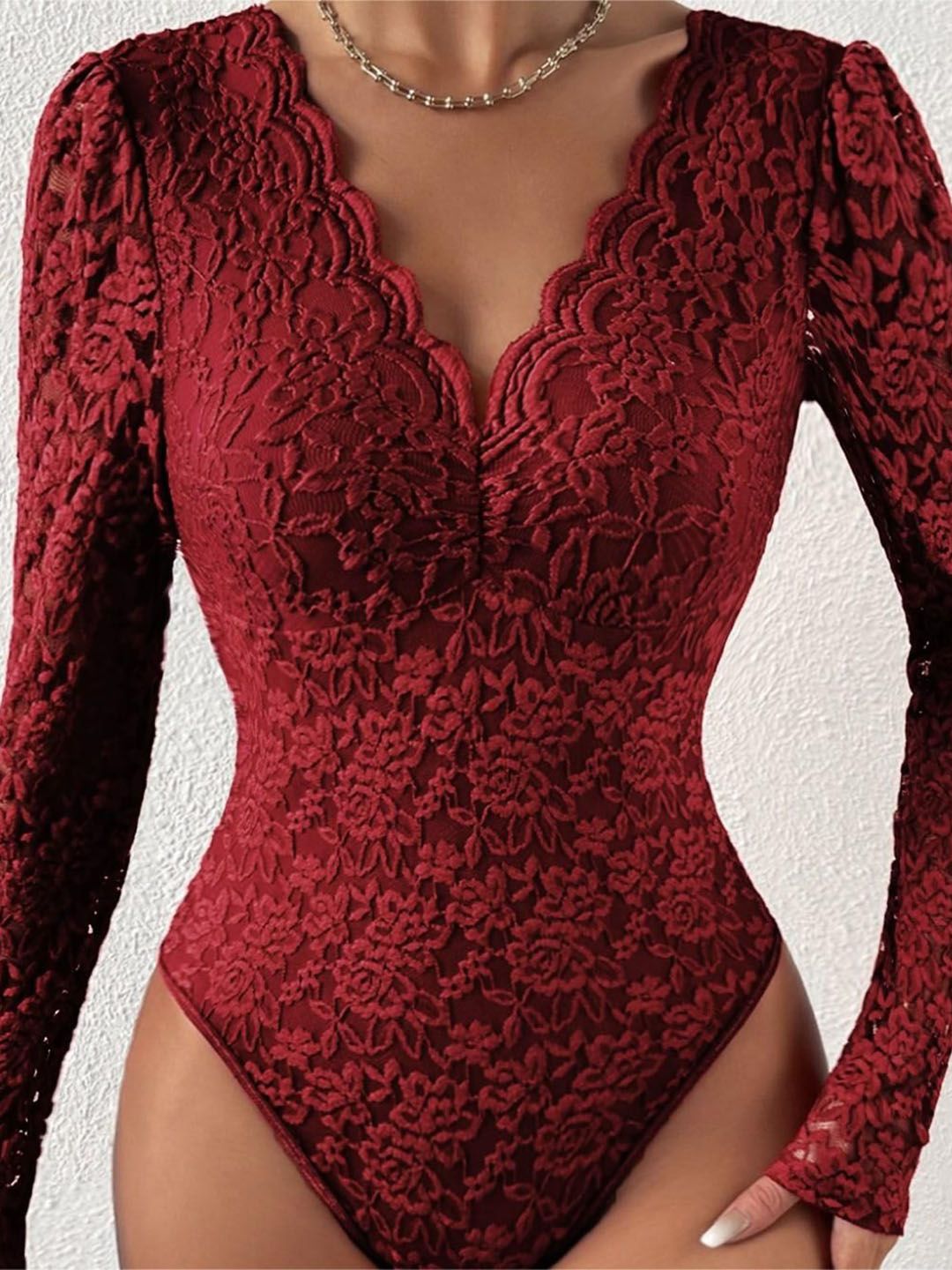 StyleCast Embroidered Bodysuit
