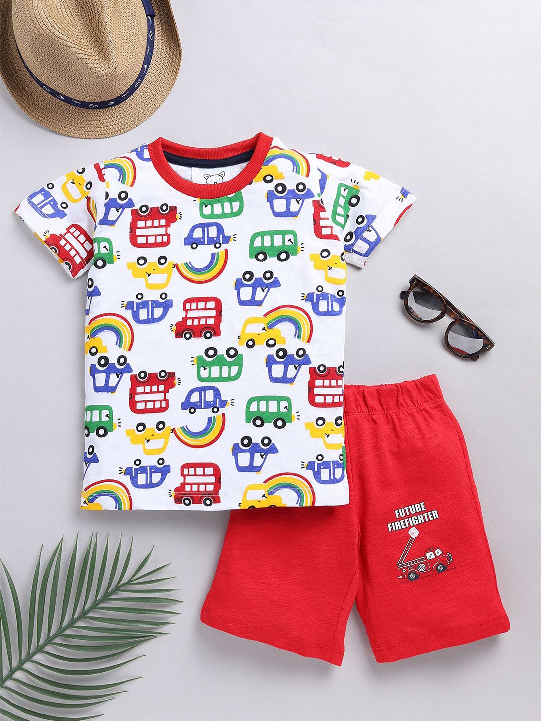 YK Boys Dyed T-shirt with Shorts-image-2