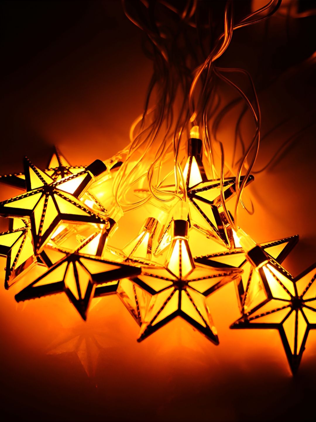 artisyn eCraftIndia Yellow Star Shape String Lights-picture-43