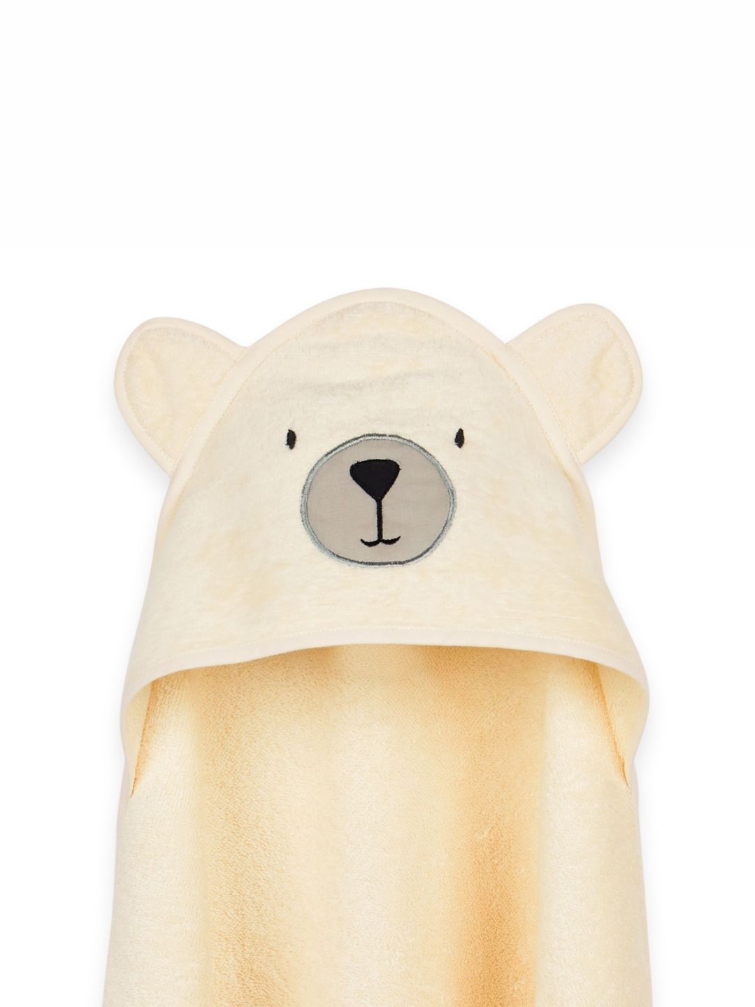 Masilo Cream-Coloured & Grey 1 Cotton 400 GSM Bath Towel-image-45