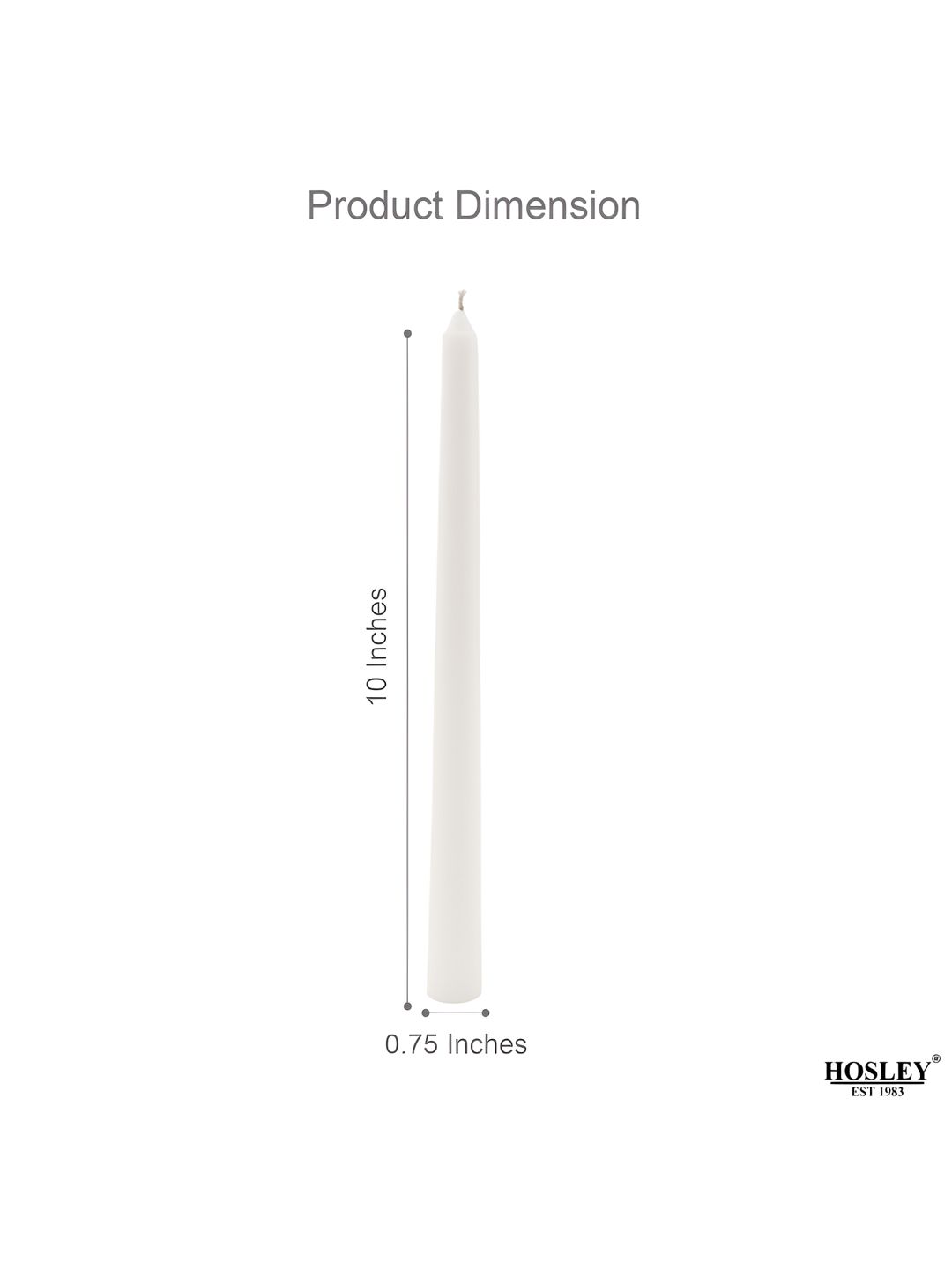 HOSLEY White 4 pieces Pillar Candle-picture-14