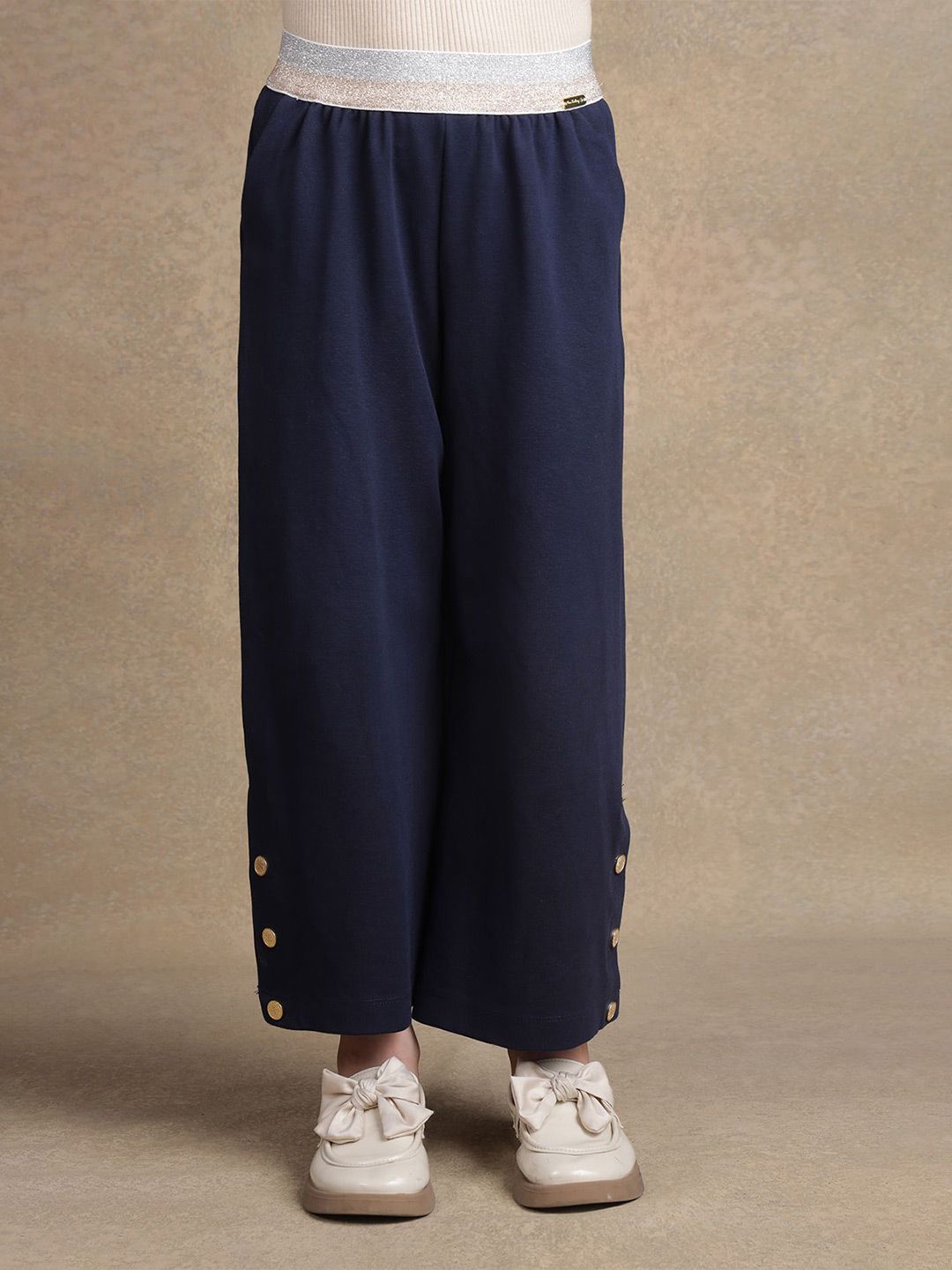 One Friday Girls Relaxed Loose Fit Culottes Trousers-picture-23