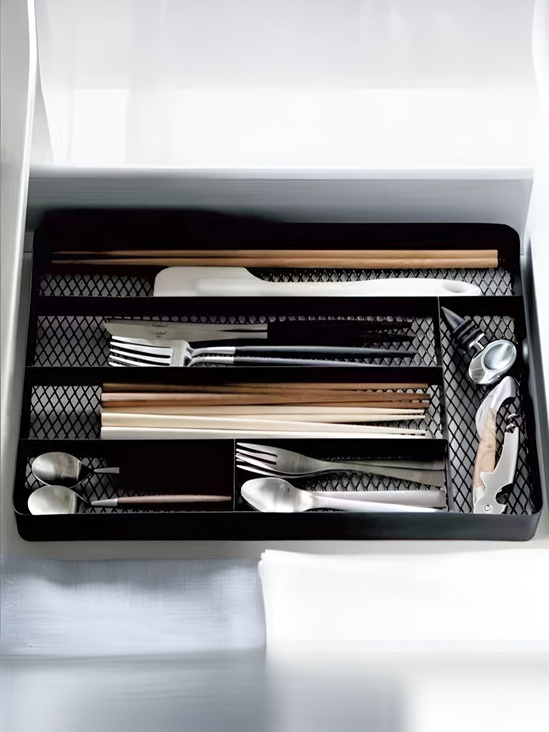 UMAI Black Set of 1 Regular Drawer Organiser Organisers-picture-27