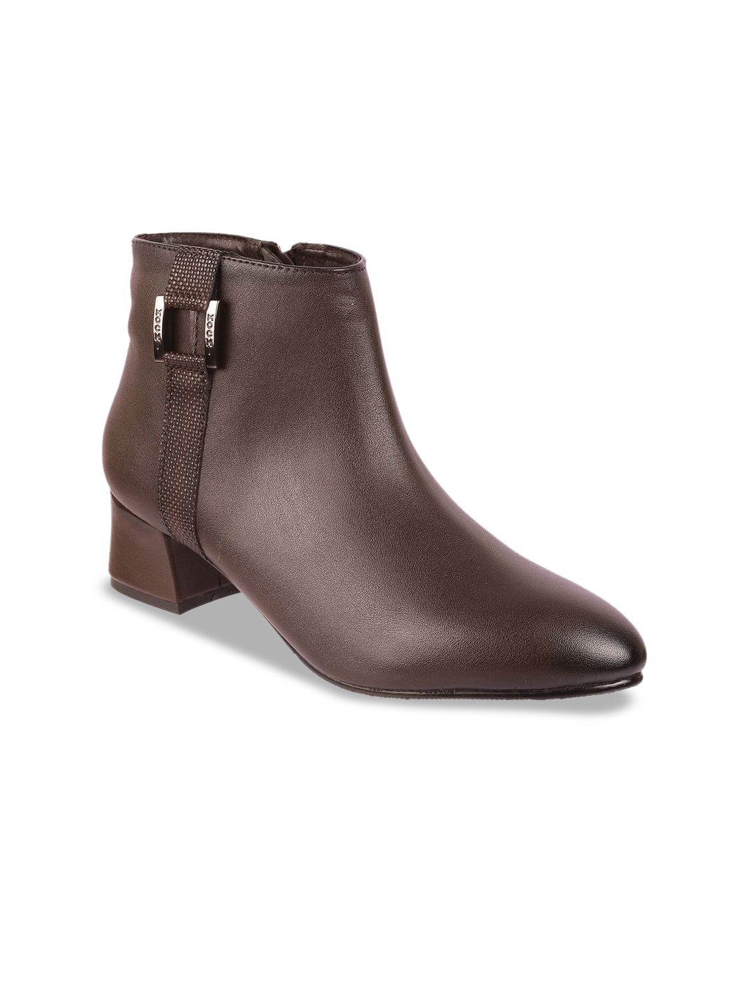 Mochi Women Synthetic Block-Heeled Regular Boots-picture-35