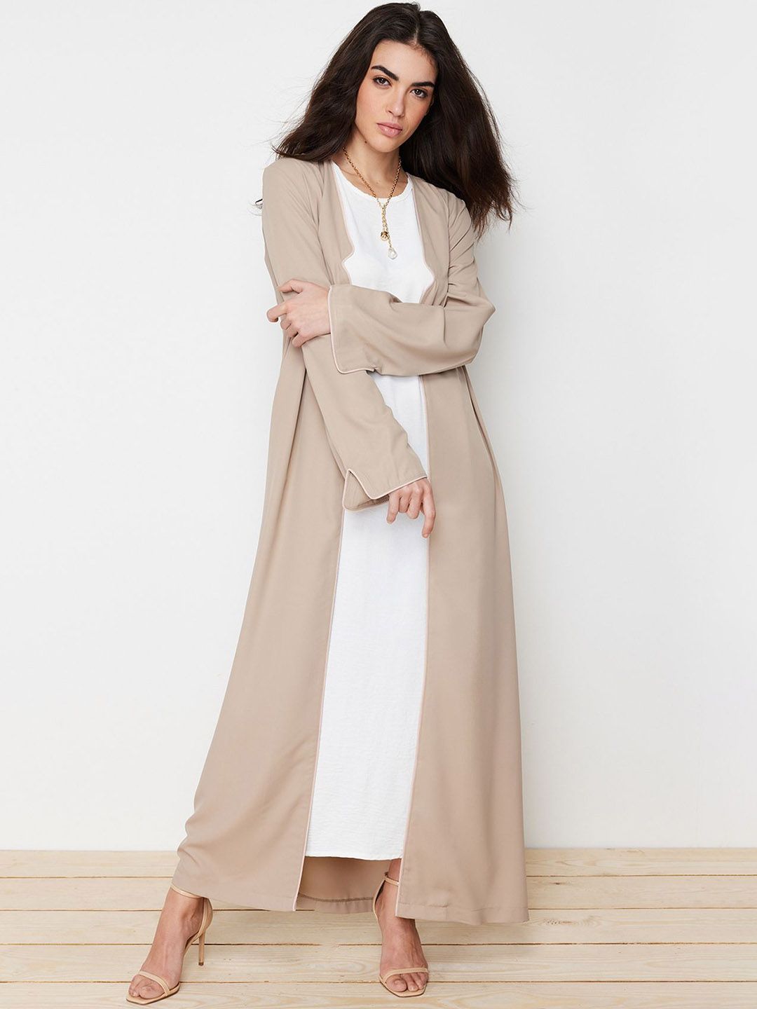 Trendyol Open Front Longline Shrug-picture-47