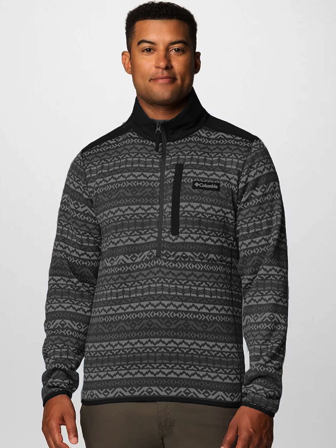 Columbia Sweater Weather Printed Half Zip ll Fleece Jacket-image-48