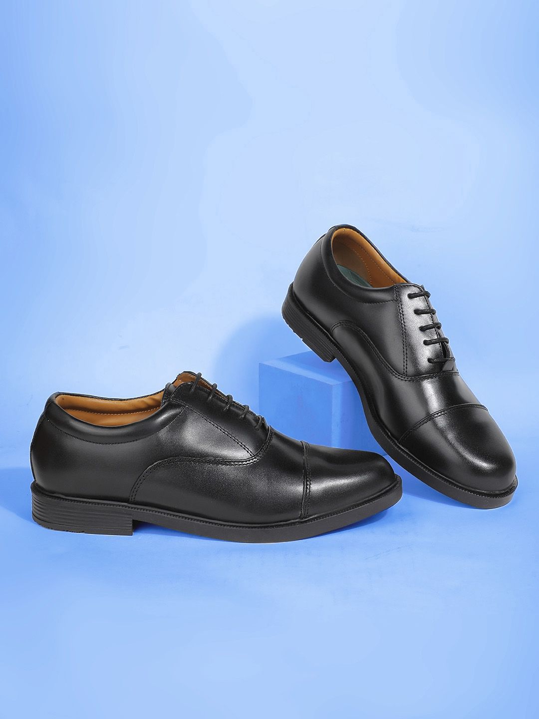 Bata Men Lace-Up Leather Formal Oxfords-picture-58