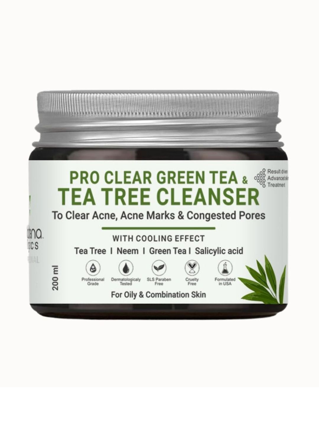 Volamena Organics Pro Clear Green Tea & Tea Tree Cleanser 200ml-image-5