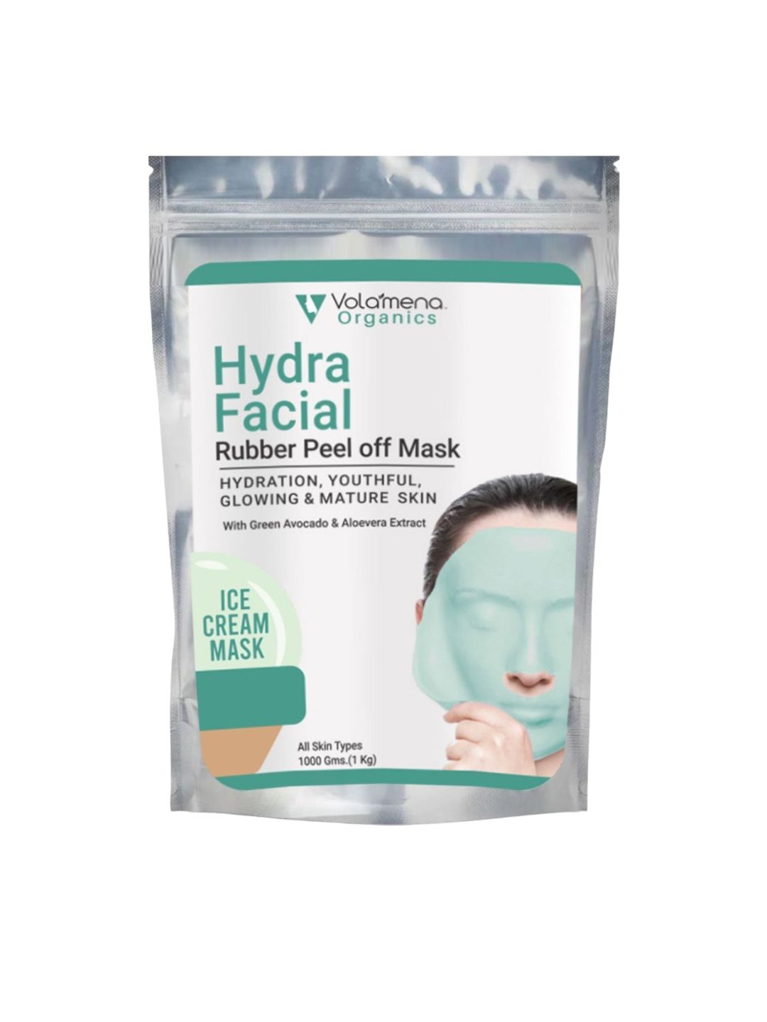 Volamena Hydra Facial Rubber Peel Off Mask For Hydration & Glowing Skin- 1kg-picture-50