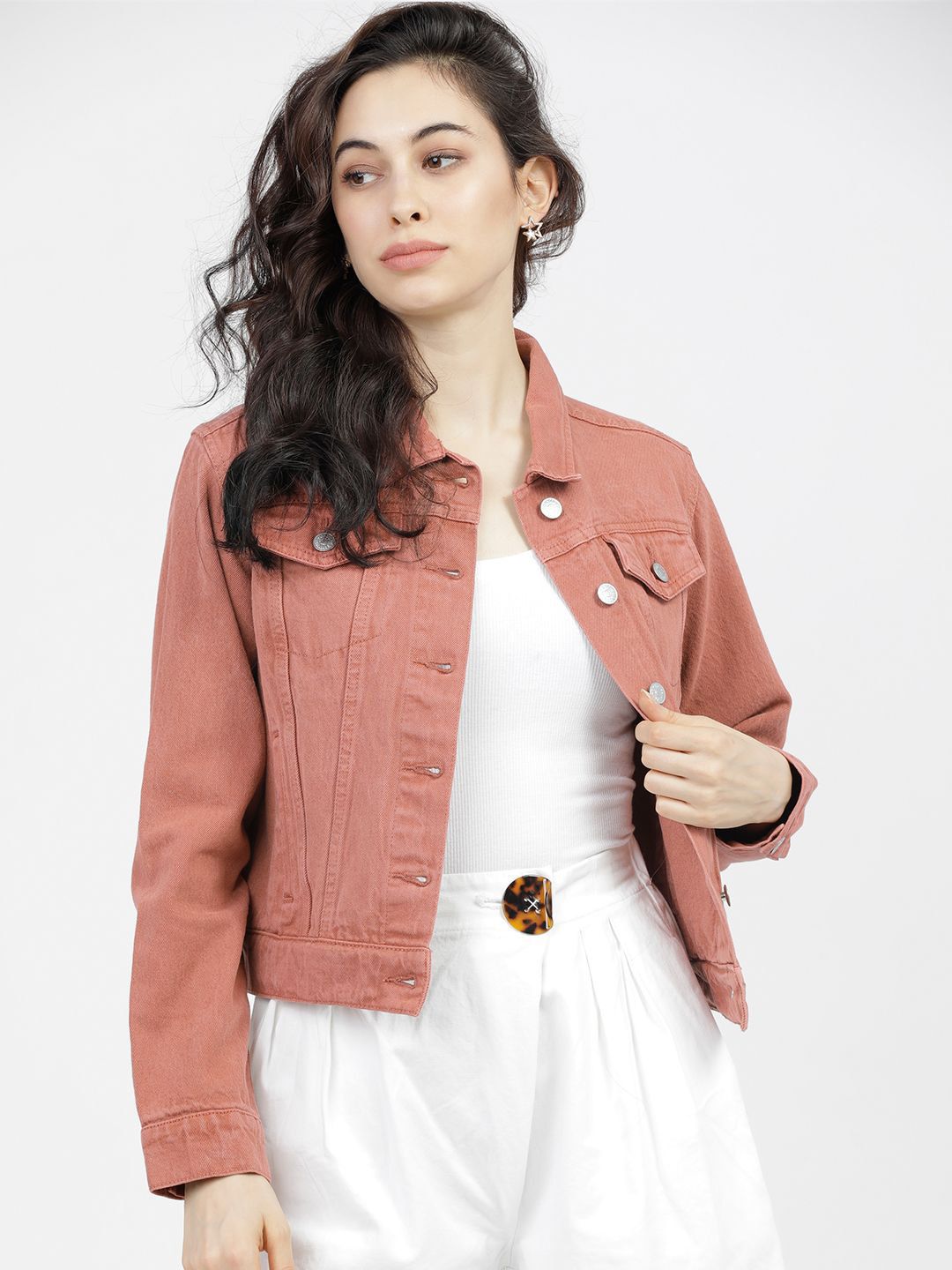 Tokyo Talkies Women Denim Jacket-image-33